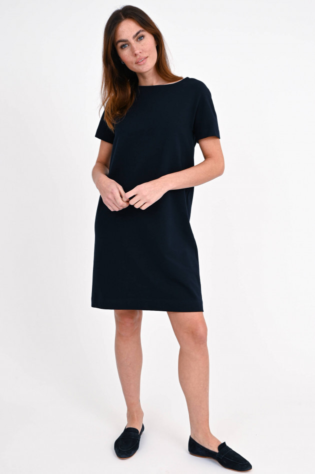 Circolo 1901 Kurzarm Jersey Kleid in Navy