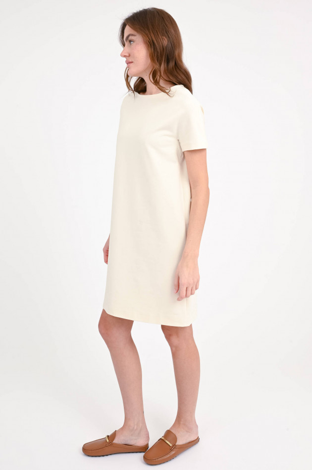 Circolo 1901  Kurzarm Jersey-Kleid in Creme