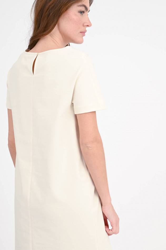 Circolo 1901  Kurzarm Jersey-Kleid in Creme