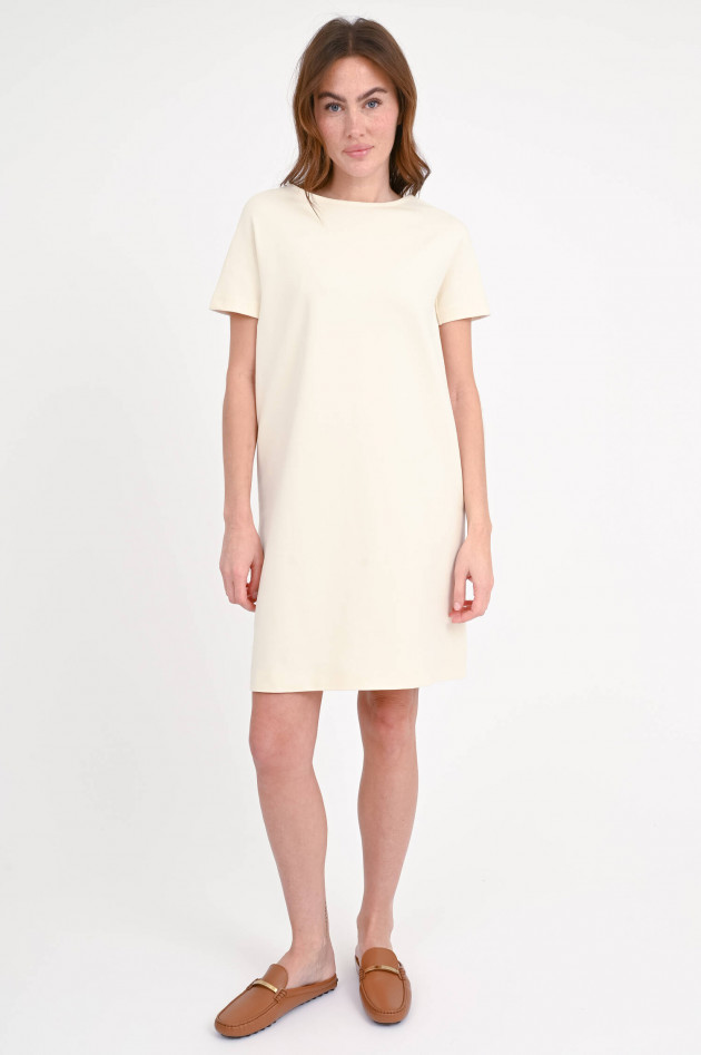Circolo 1901  Kurzarm Jersey-Kleid in Creme
