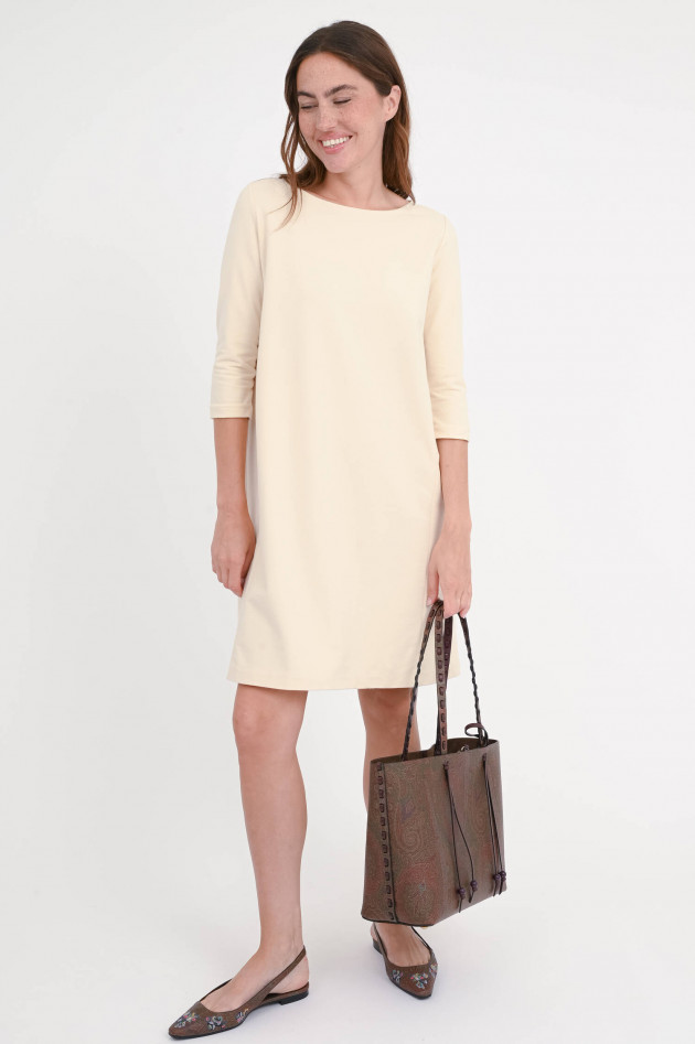 Circolo 1901 Jersey-Kleid mit 3/4 Arm in Beige