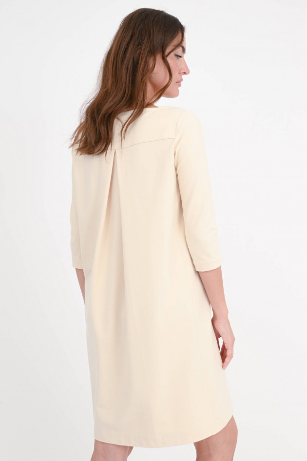 Circolo 1901 Jersey-Kleid mit 3/4 Arm in Beige