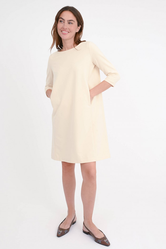 Circolo 1901 Jersey-Kleid mit 3/4 Arm in Beige