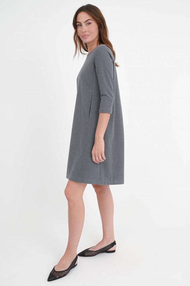 Circolo 1901 Jersey-Kleid mit 3/4 Arm in Grey Melange