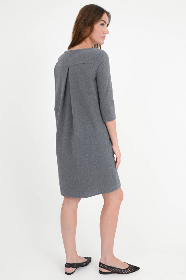 Circolo 1901 Jersey-Kleid mit 3/4 Arm in Grey Melange