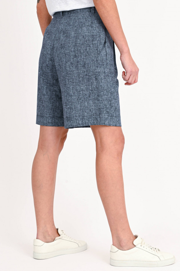 Circolo 1901 Jersey Bermuda Shorts in Blau meliert