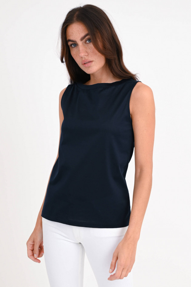 Circolo 1901 Baumwoll-Top in Navy