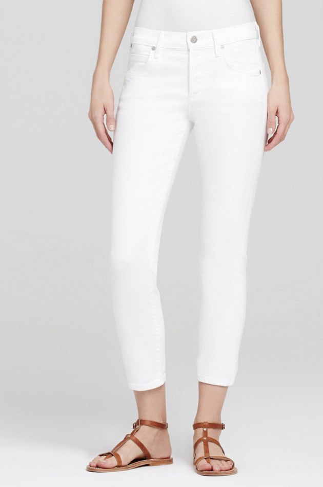 Citizens of Humanity  Jeans ELSA SLIM FIT CROP in Weiß