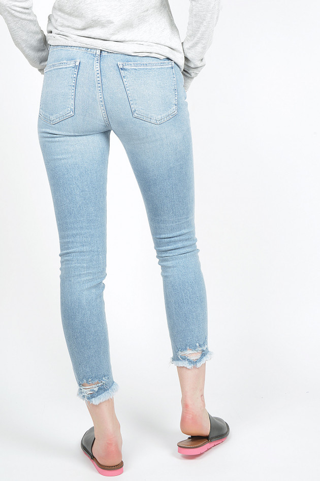 Citizens of Humanity  Jeans ROCKET CROPPED SKINNY in Hellblau