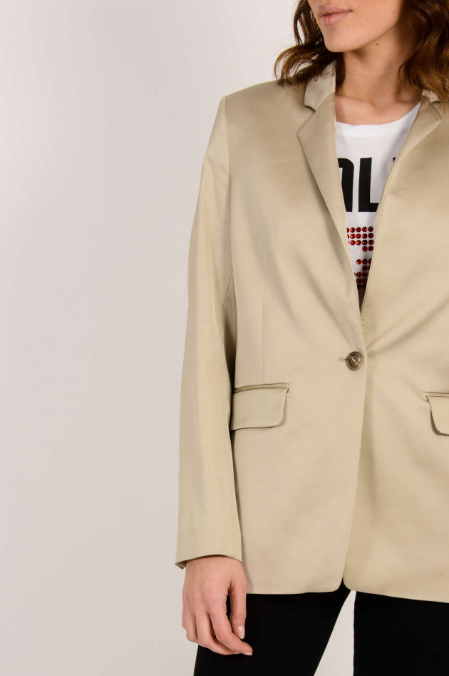 Closed Blazer aus Satin in Beige