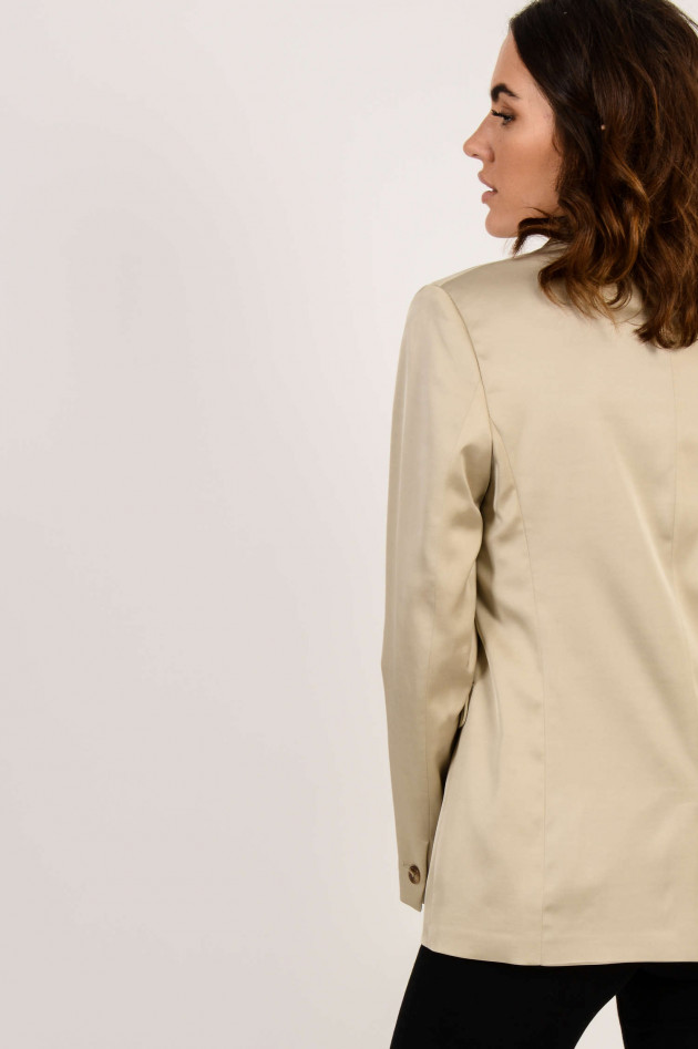 Closed Blazer aus Satin in Beige