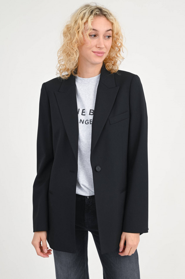 Closed Blazer aus Woll-Mix in Schwarz