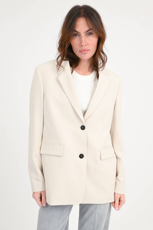 Closed Oversize Blazer in Stone Beige