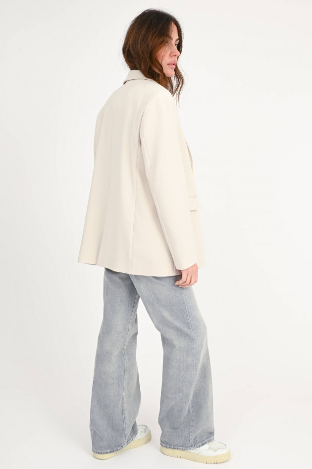 Closed Oversize Blazer in Stone Beige