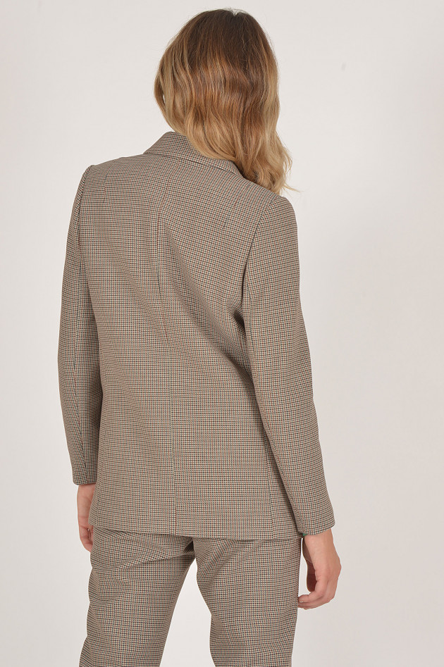 Closed Boyfriend - Blazer in Braun/Beige gemustert