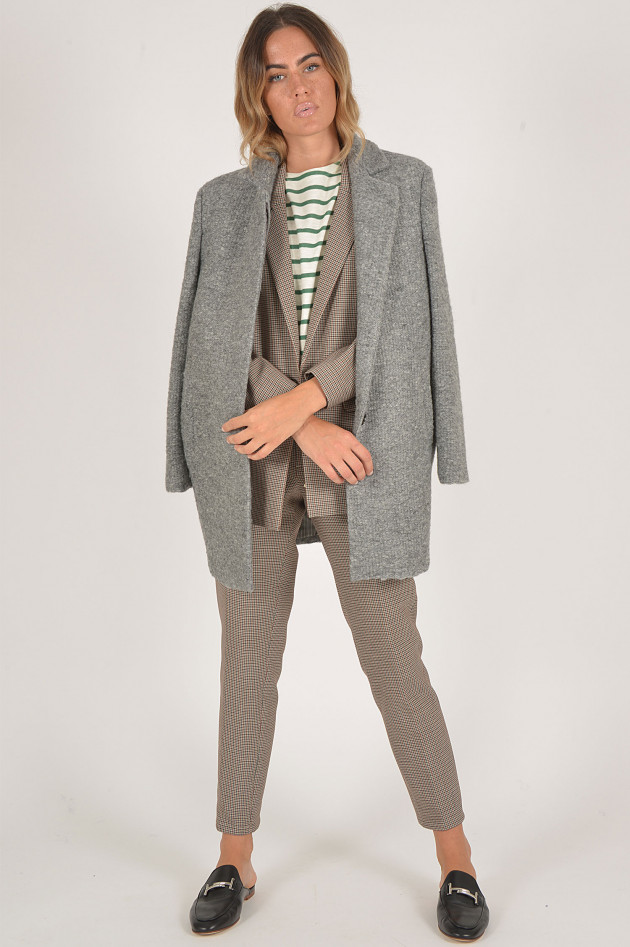 Closed Boyfriend - Blazer in Braun/Beige gemustert