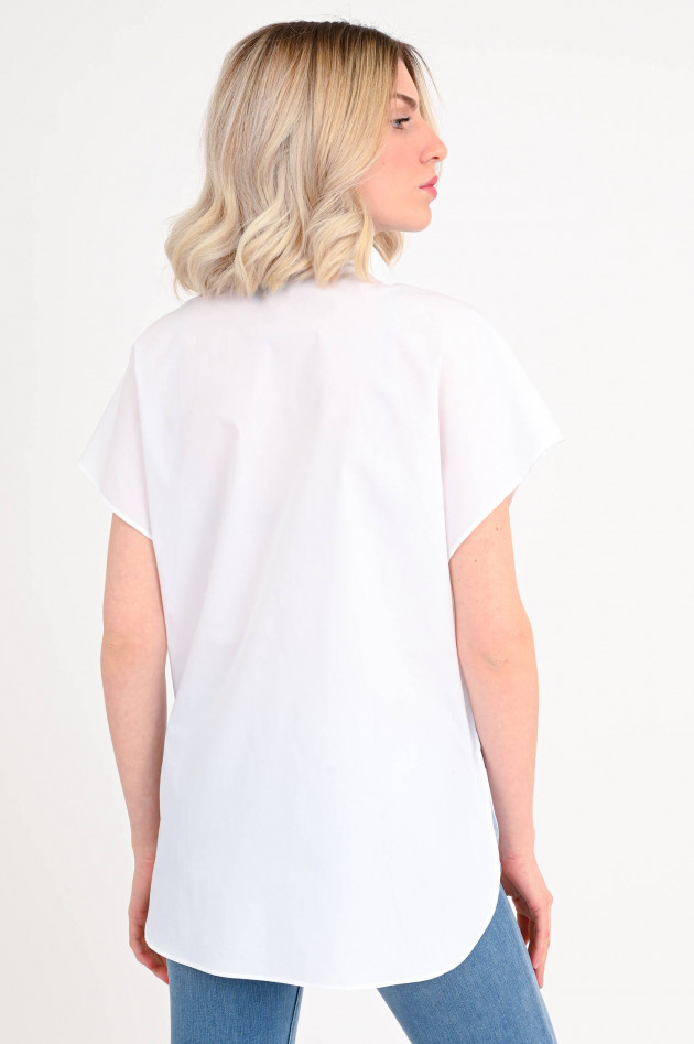 Closed Bluse aus Bio-Baumwolle in Weiß