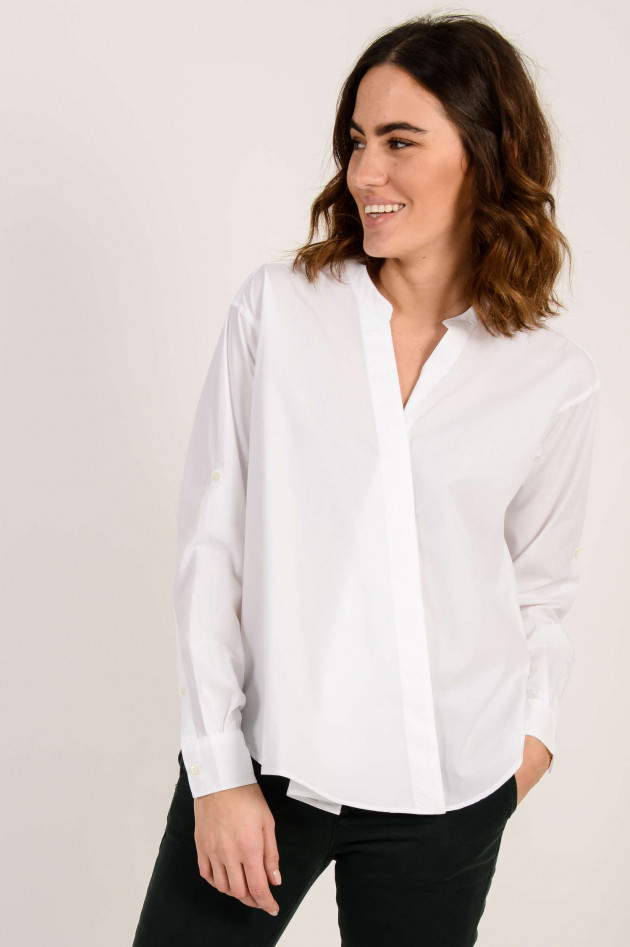 Closed Asymmetrische Bluse in Weiß