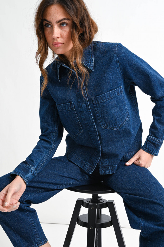 Closed Denim Hemdjacke in Dunkelblau