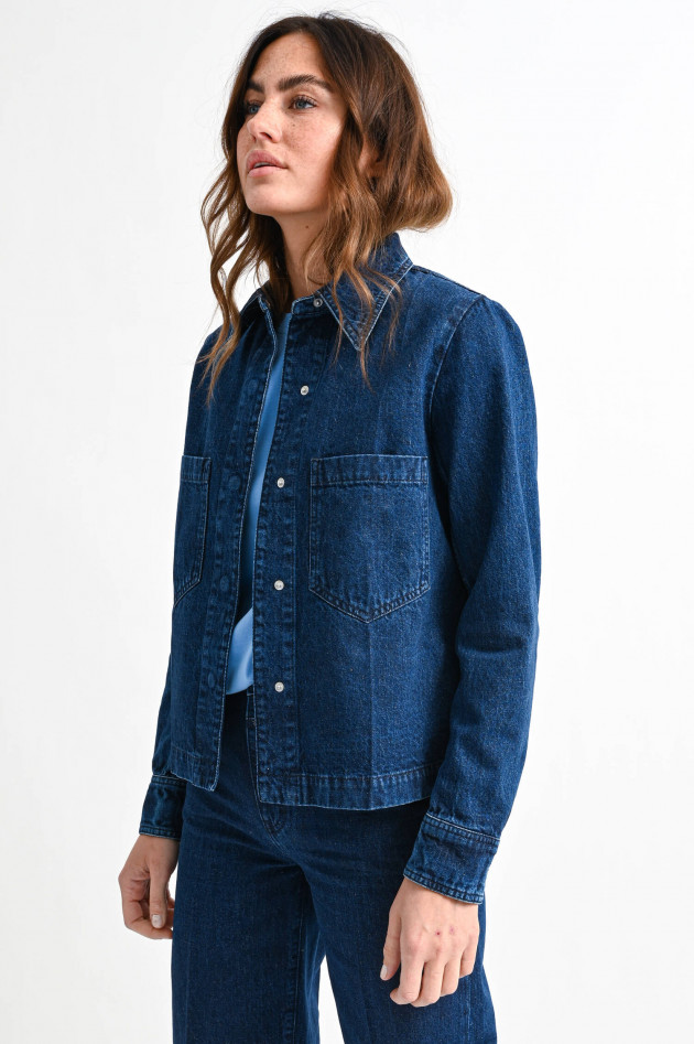 Closed Denim Hemdjacke in Dunkelblau