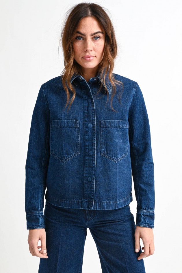 Closed Denim Hemdjacke in Dunkelblau