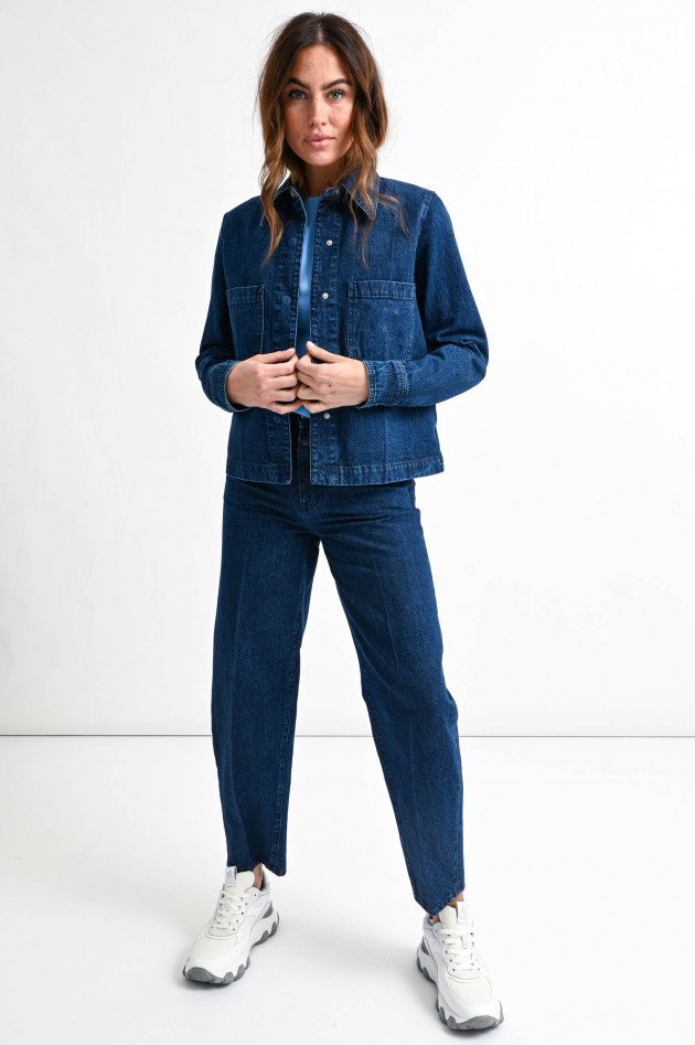 Closed Denim Hemdjacke in Dunkelblau