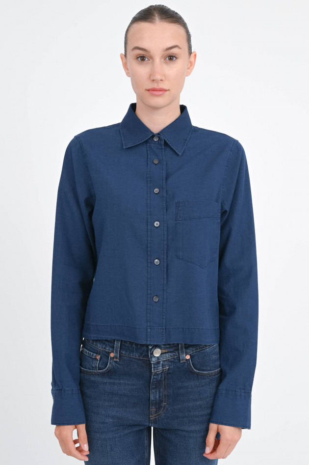 Closed Jeanshemd in Tinted Blue