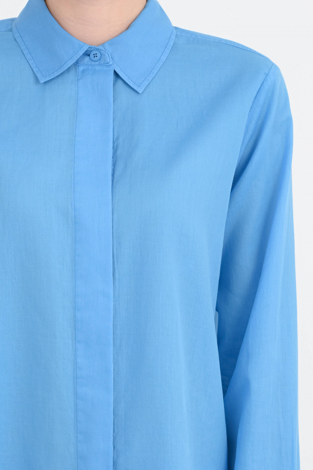 Closed Baumwoll-Bluse in Cornflower Blue