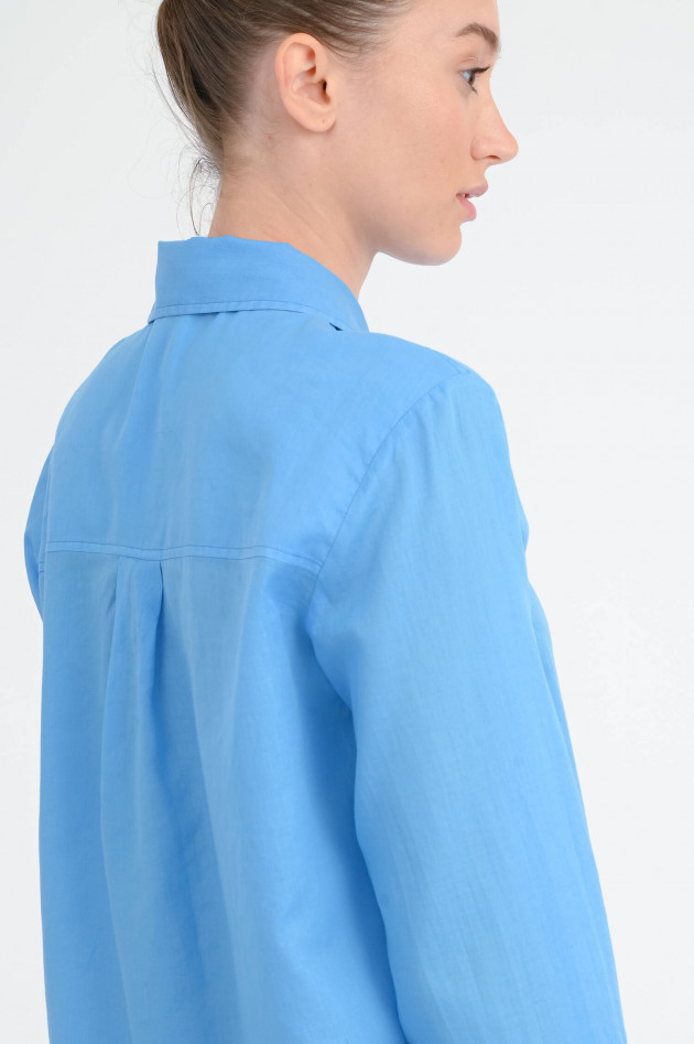 Closed Baumwoll-Bluse in Cornflower Blue