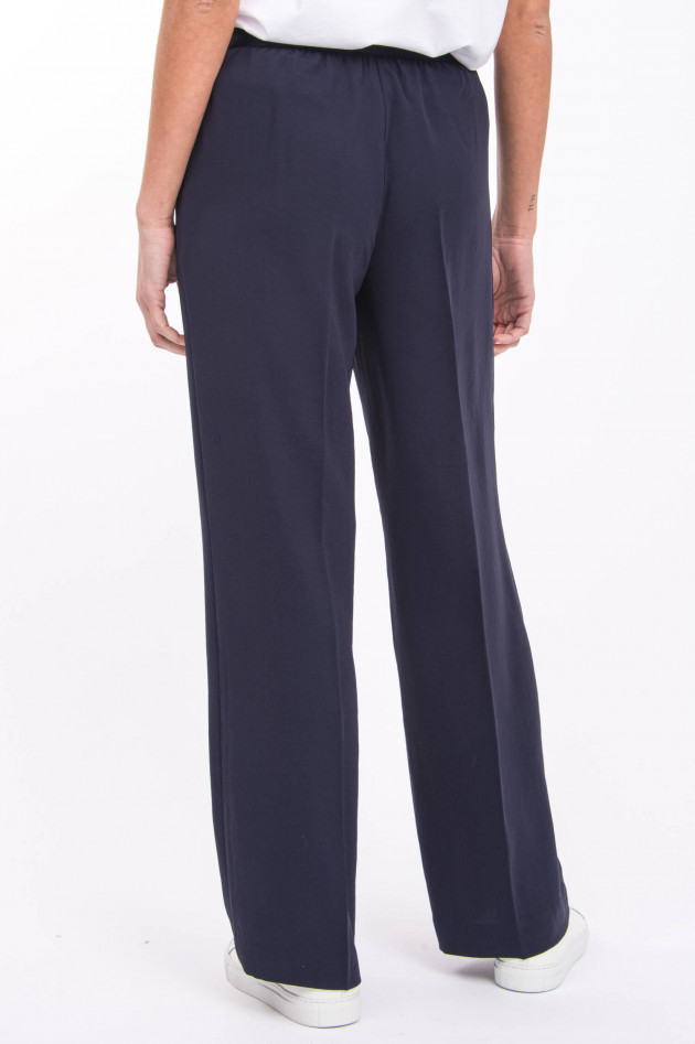 Closed Weite High-Waist Hose in Midnight