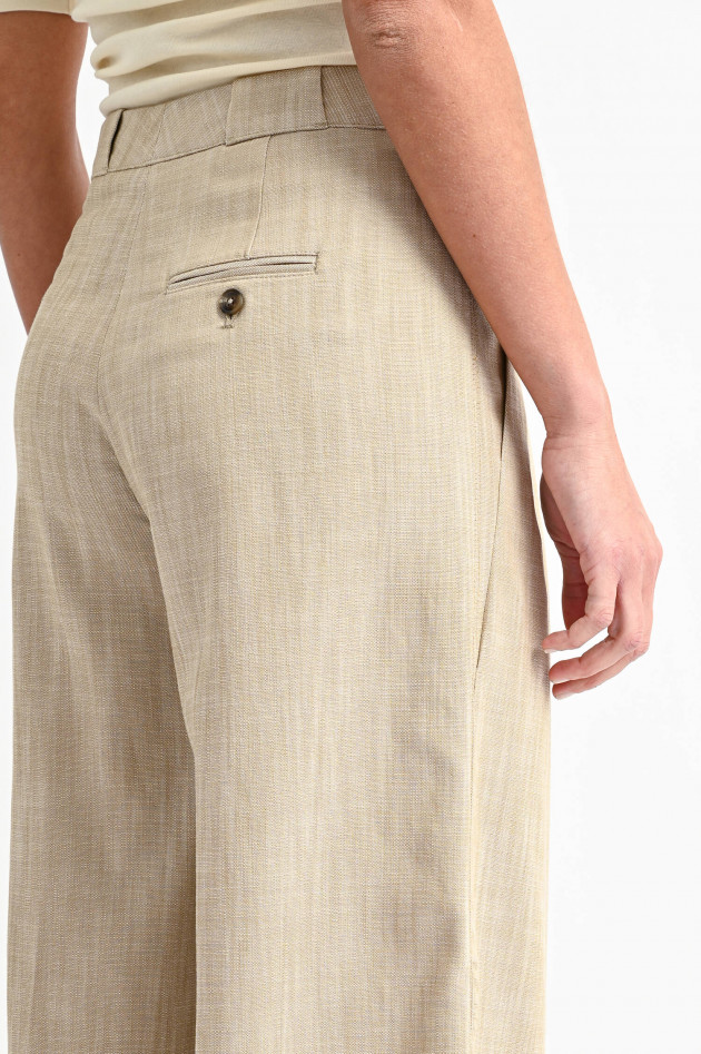 Closed Culotte RYLAN mit Bundfalten in Beige