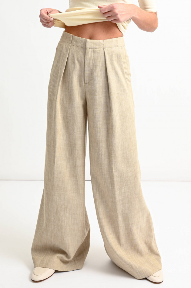 Closed Culotte RYLAN mit Bundfalten in Beige