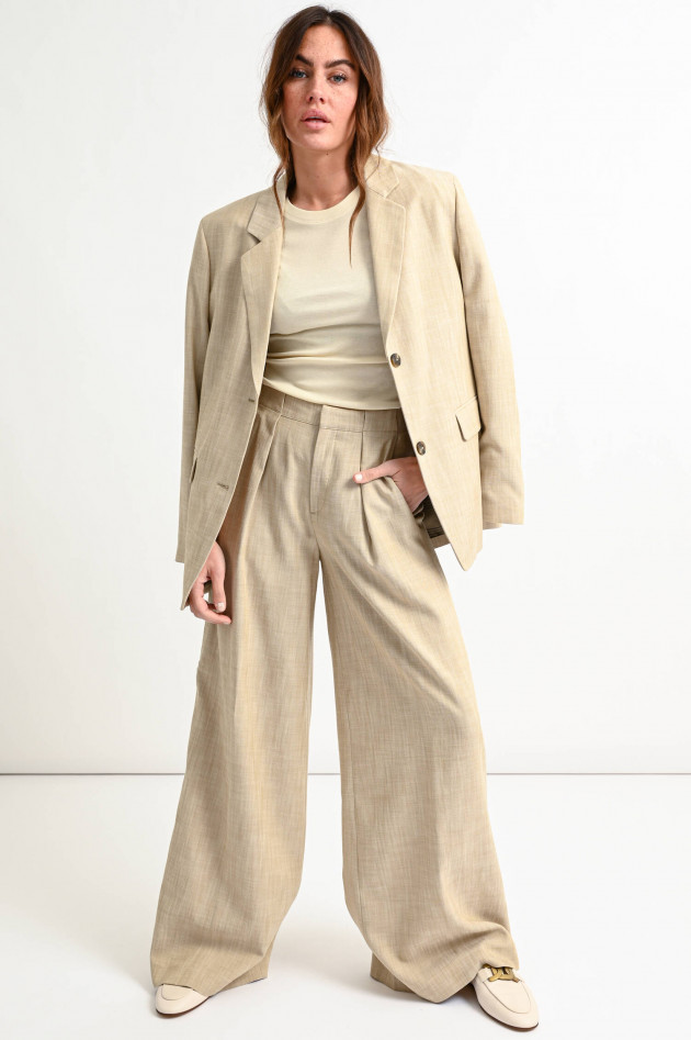 Closed Culotte RYLAN mit Bundfalten in Beige