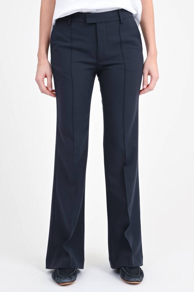 Closed Bootcut-Hose DENAIR in Navy
