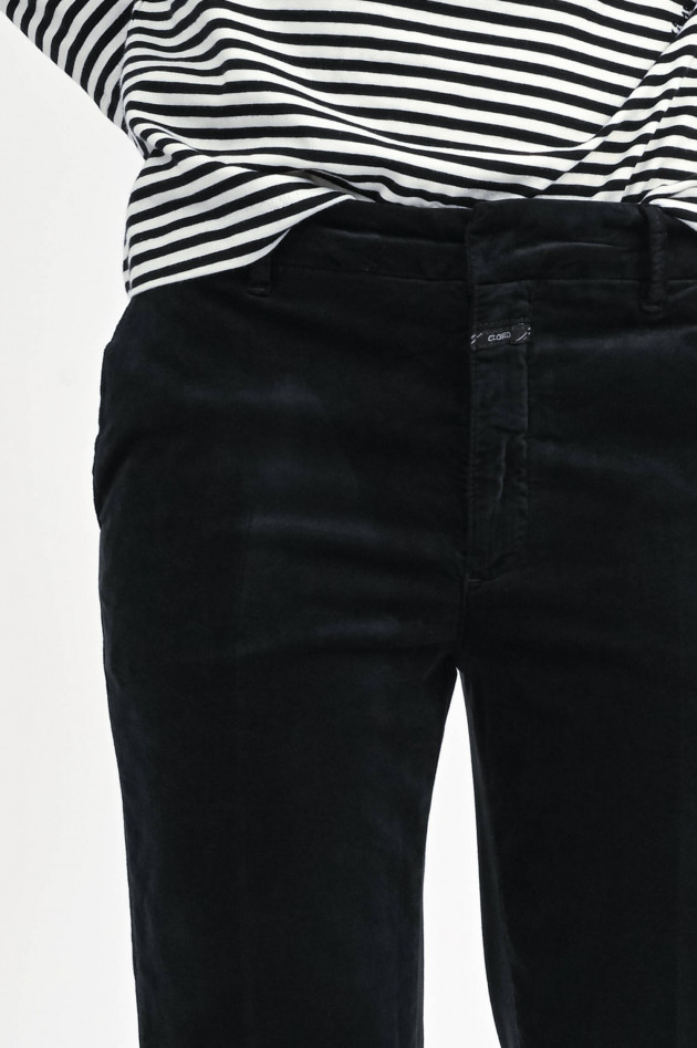 Closed Samthose SONETT in Schwarz