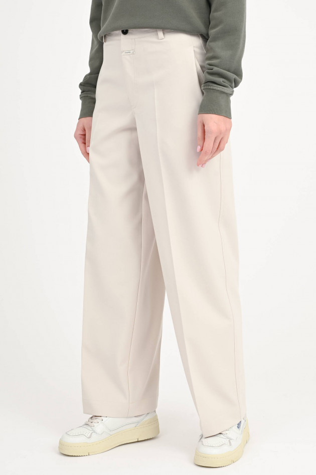 Closed  Wide-Leg Hose WRENNA in Stone Beige