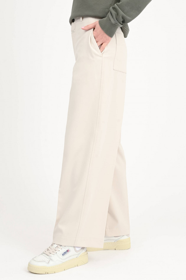 Closed  Wide-Leg Hose WRENNA in Stone Beige