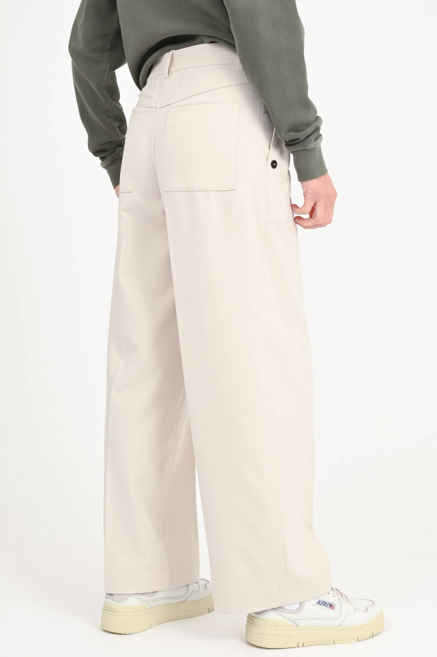 Closed  Wide-Leg Hose WRENNA in Stone Beige