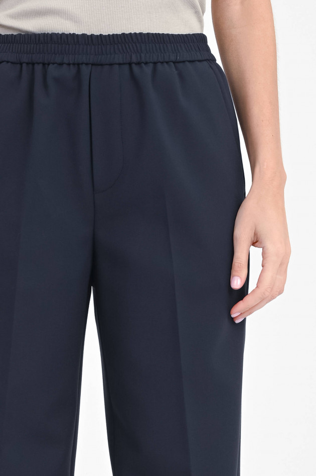 Closed Stoff-Hose WINONA in Dark Nigh