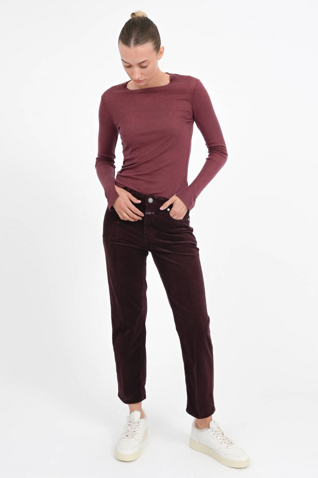 Closed Cordhose MILO in Aubergine