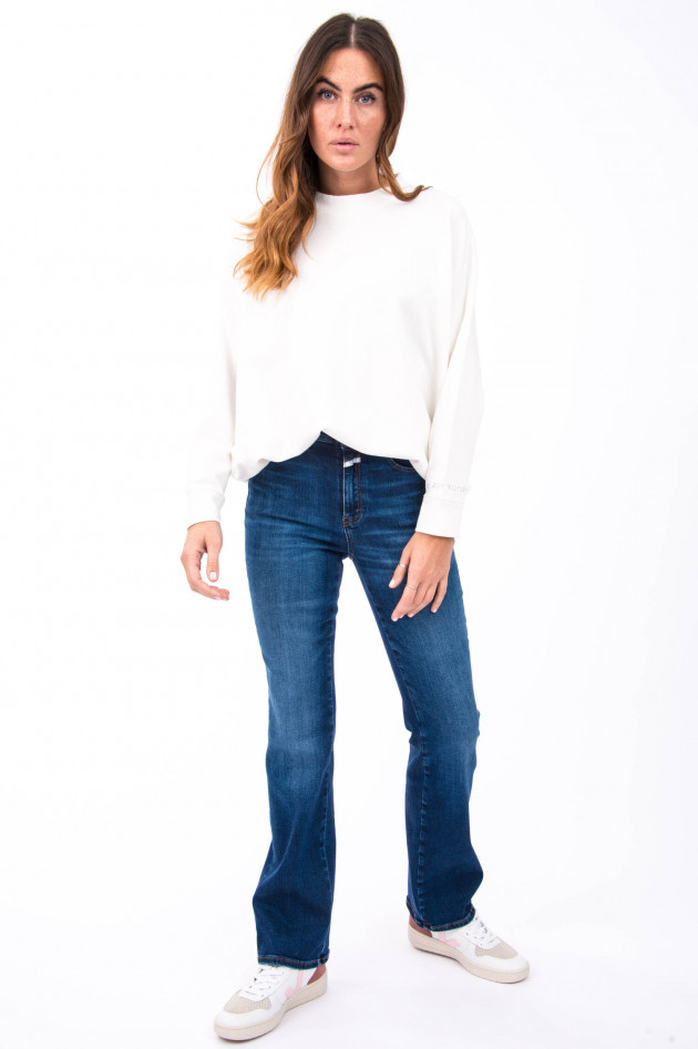 Closed Jeans mit weiten Bein in Dunkelblau