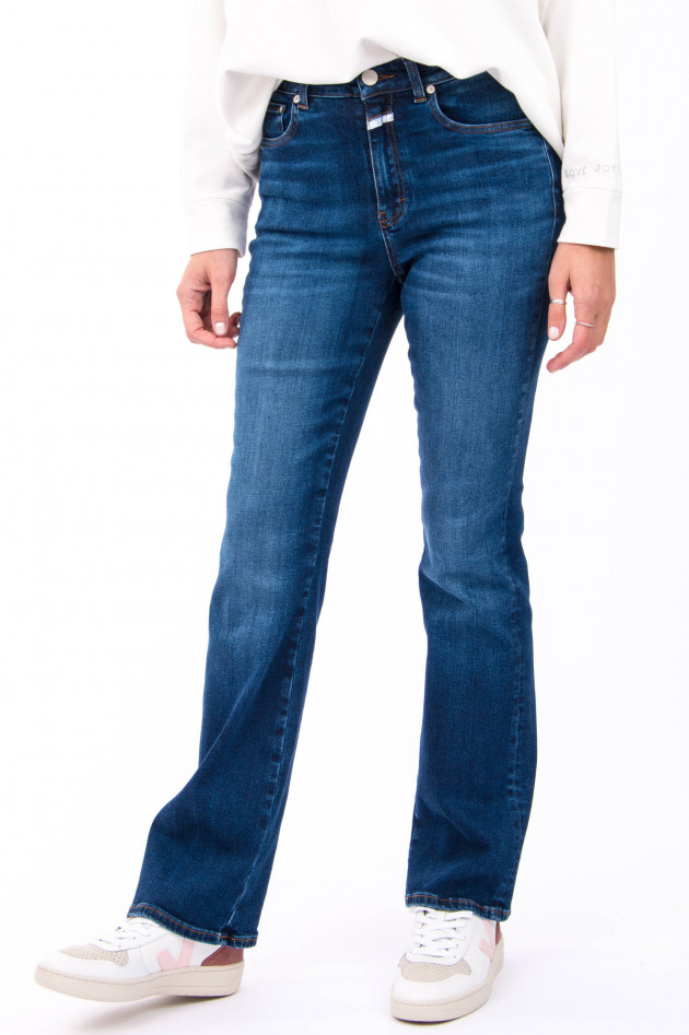 Closed Jeans mit weiten Bein in Dunkelblau