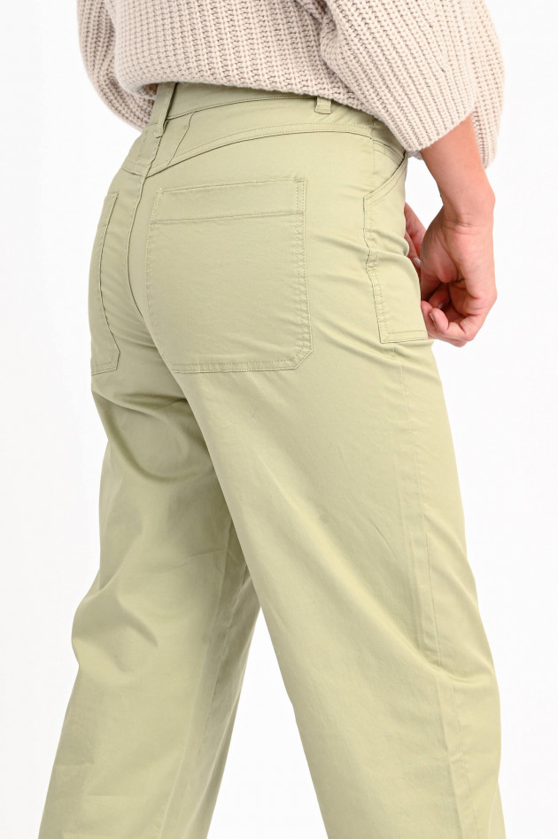 Closed Organic Baumwollhose ABE in Matcha