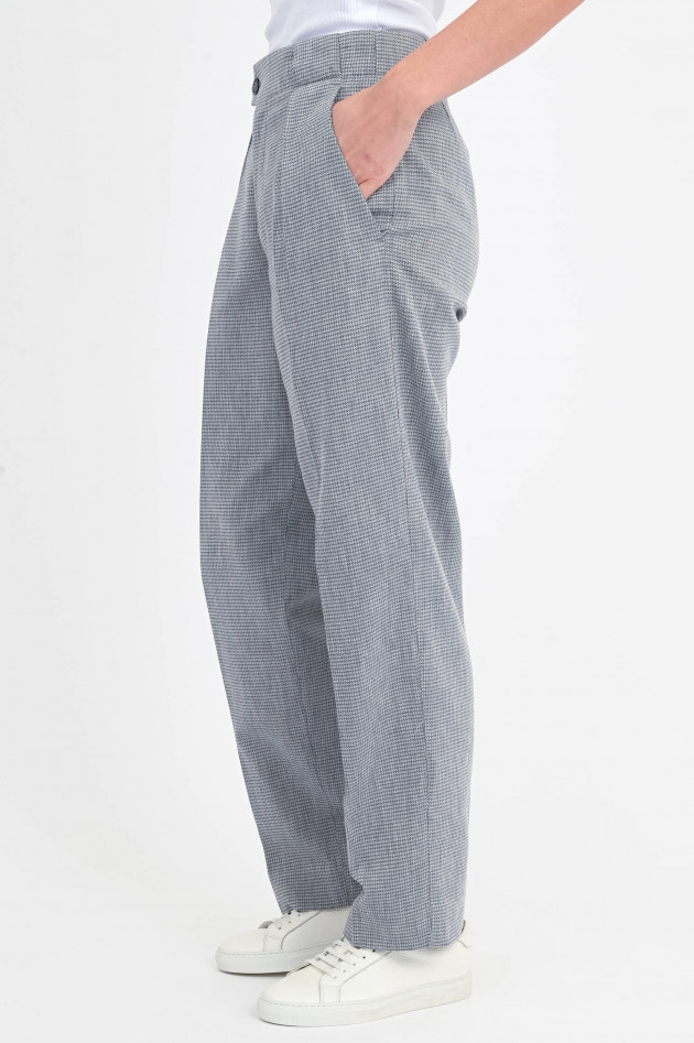 Closed Hahnentritt-Hose MAWSON in Grau/Creme