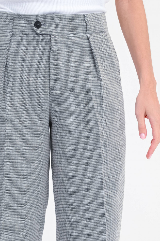 Closed Hahnentritt-Hose MAWSON in Grau/Creme