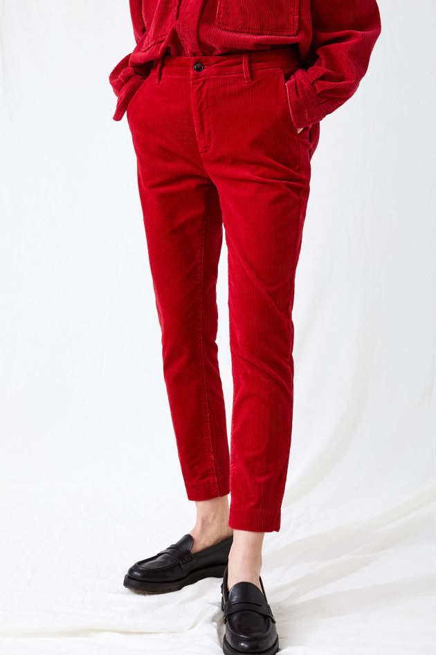 Closed Cordhose JACK in Rot