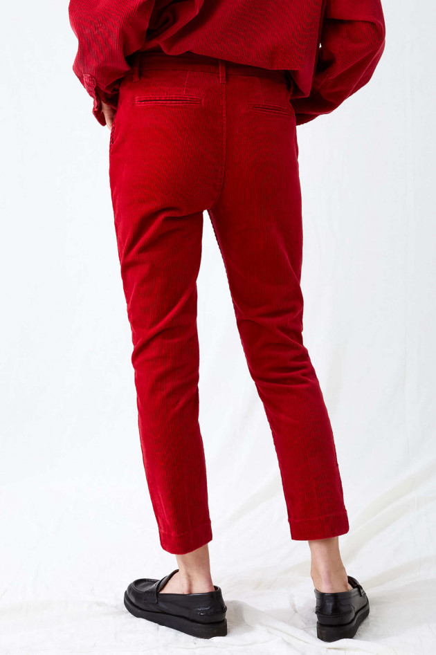 Closed Cordhose JACK in Rot