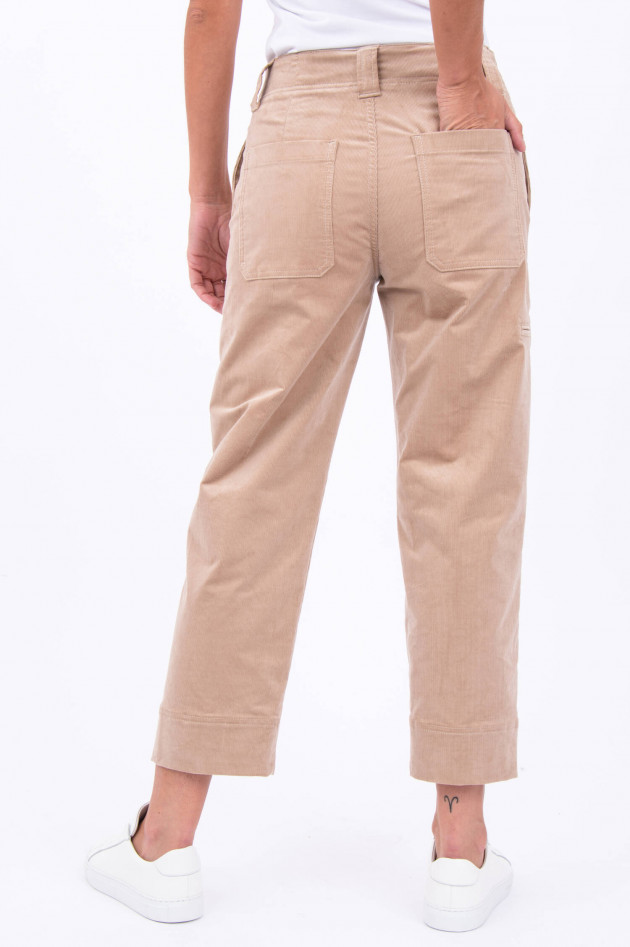 Closed Feincord-Hose JOSY in Camel