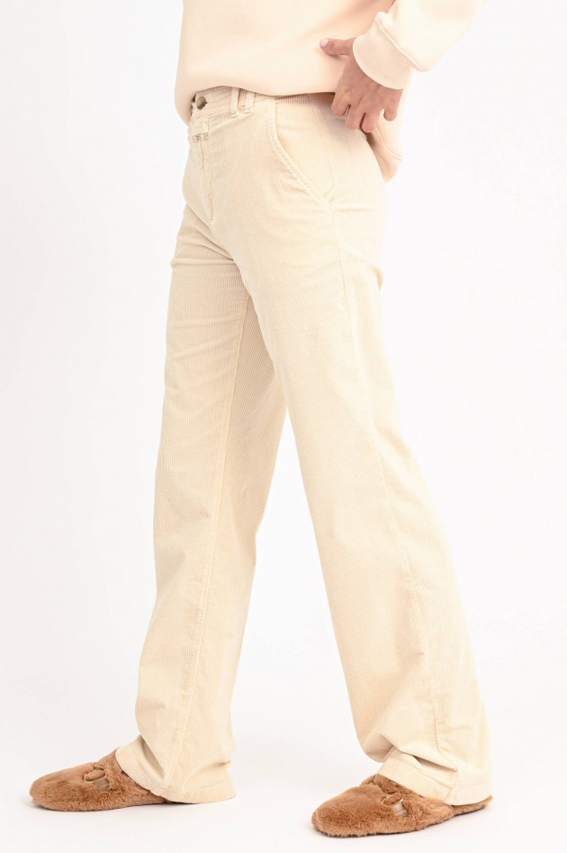 Closed Cordhose BRADEN aus Baumwolle in Creme