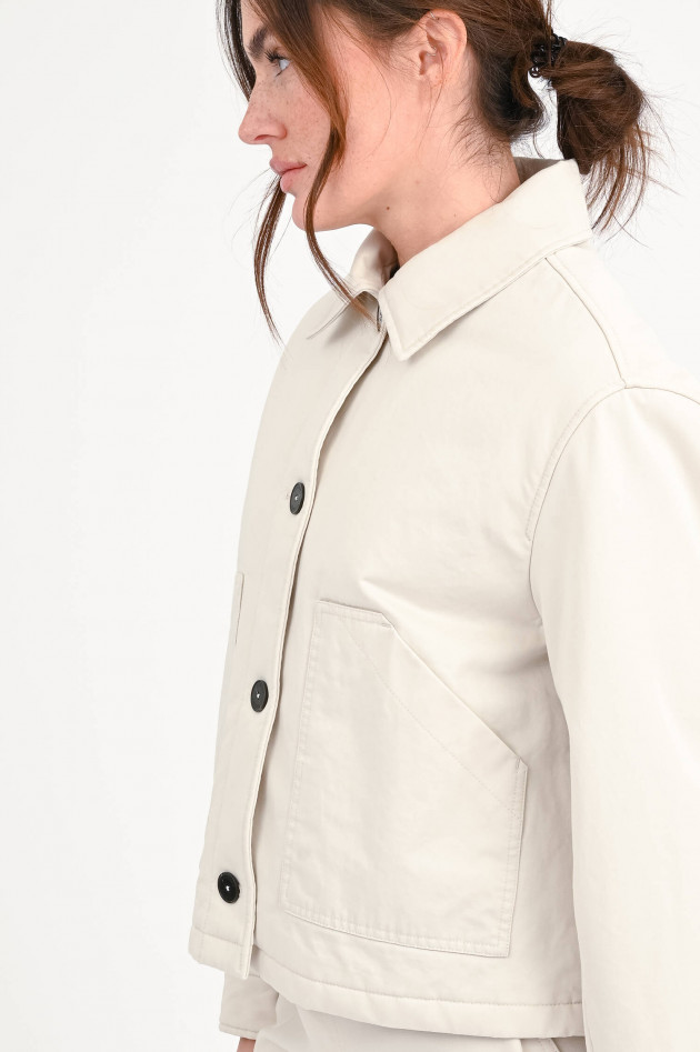 Closed Quillted Jacke in Stone Beige